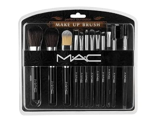Mac Lip Brush BB Make Up Brushes Set For Girls and Women Bridal Makeup Brushes Set of 12